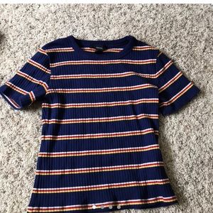 Striped blue tee